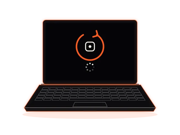 Laptop stuck on the loading screen in a restart loop