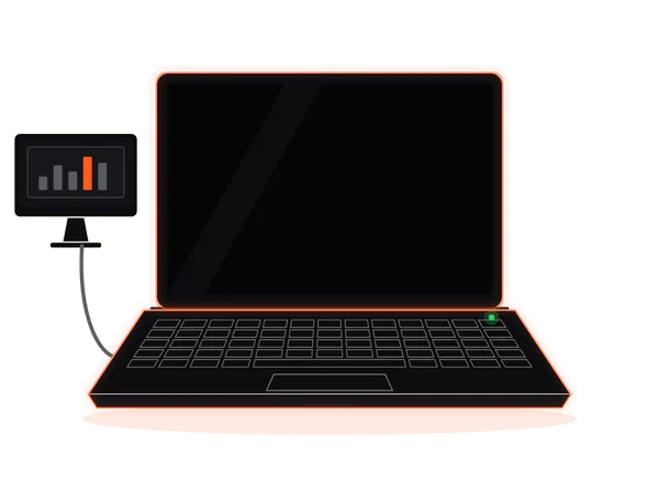 Laptop with a black screen while an external monitor still works