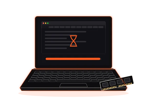 Laptop RAM upgrade: memory almost full with many browser tabs open