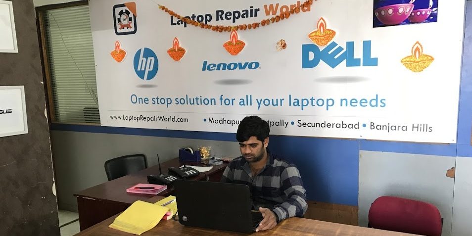 laptop repair world madhapur store
