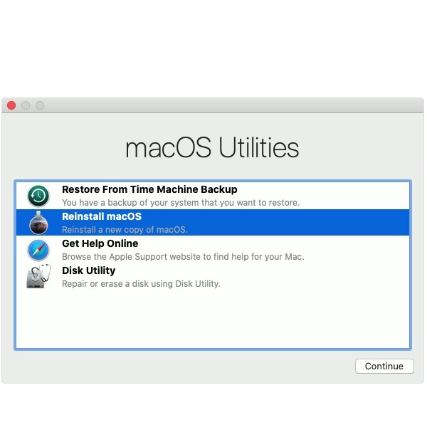 Apple MacBook Air A1466 OS macOS Recovery Repair