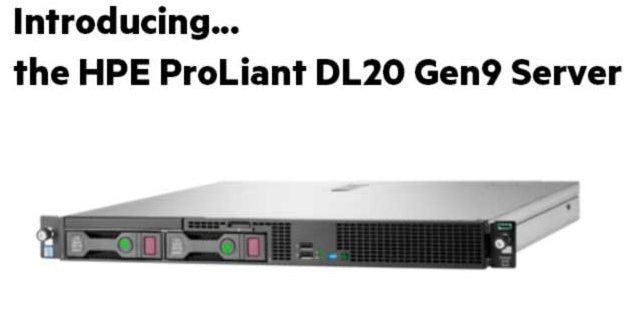 HPE ProLiant DL20 Gen9 1U Rack Server 871429-B21 Hyderabad