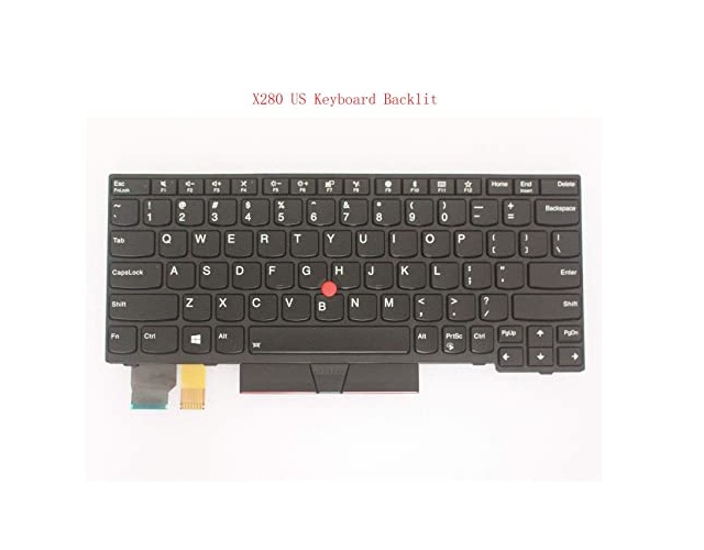 Lenovo Thinkpad X280 20KF 20KE 01YP040 Backlit Keyboard