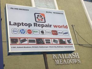 Laptop Repair World Store and Service Center in Hyderabad