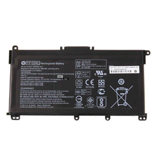 HP TF03XL HT03XL Laptop Battery For Pavilion X360 14-CD, Pavilion 14-BF, 14-BK, 15-DA,15-CC, 15-CD, 15-CK in Secunderabad Hyderabad Telangana