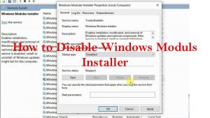 Windows Modules Install