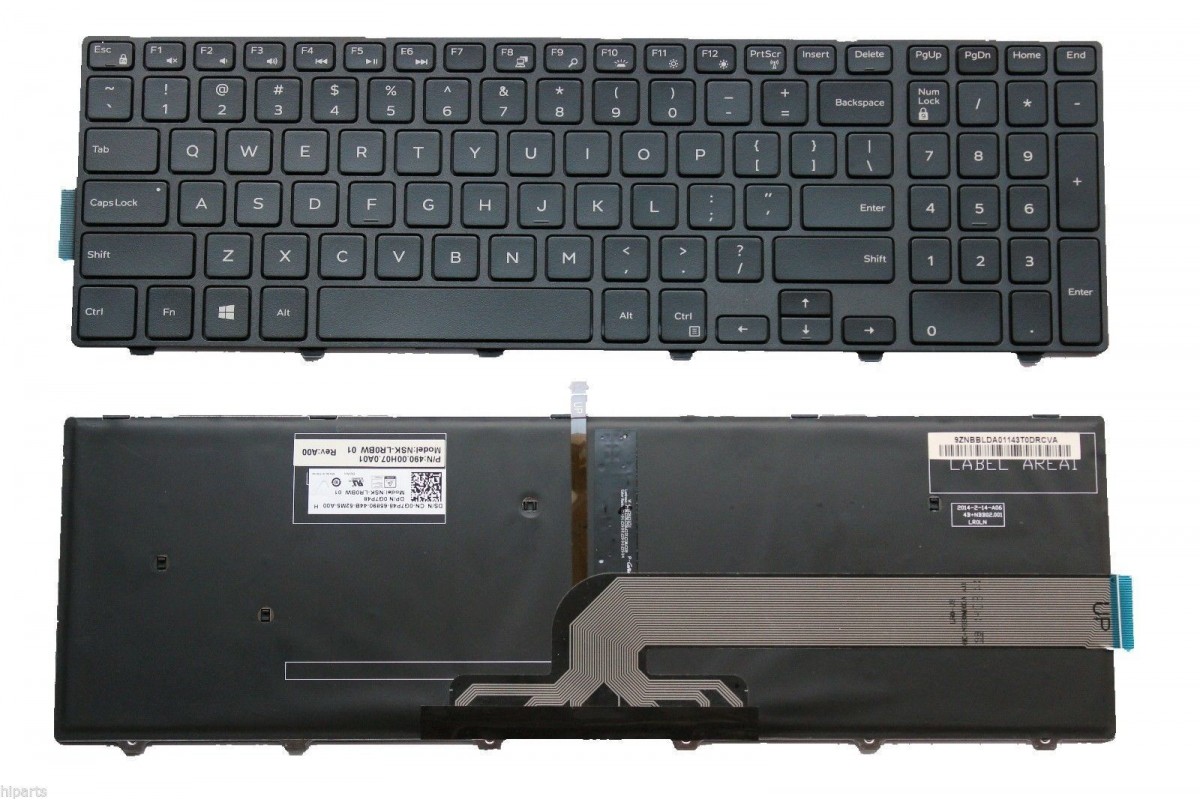 Dell Inspiron 15 5547 Laptop Backlit Keyboard - Laptop Repair World