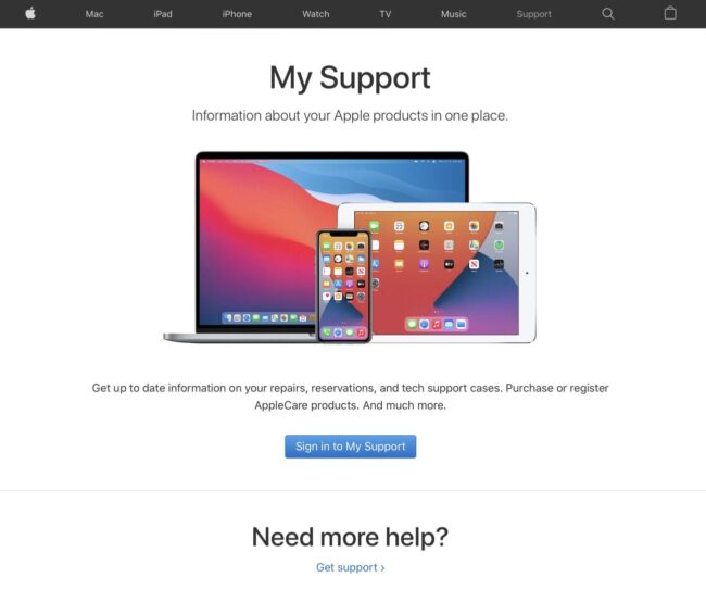 Apple Repair and Repair Status Check