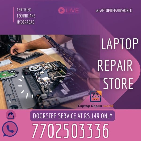 Laptop Repair Store in Hyderabad, Doorstep Service at Just ₹149 - Image 2