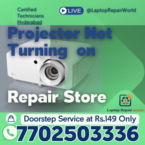 Projector	Not Turning On Repair, Doorstep Service at Just ₹149 - Image 3