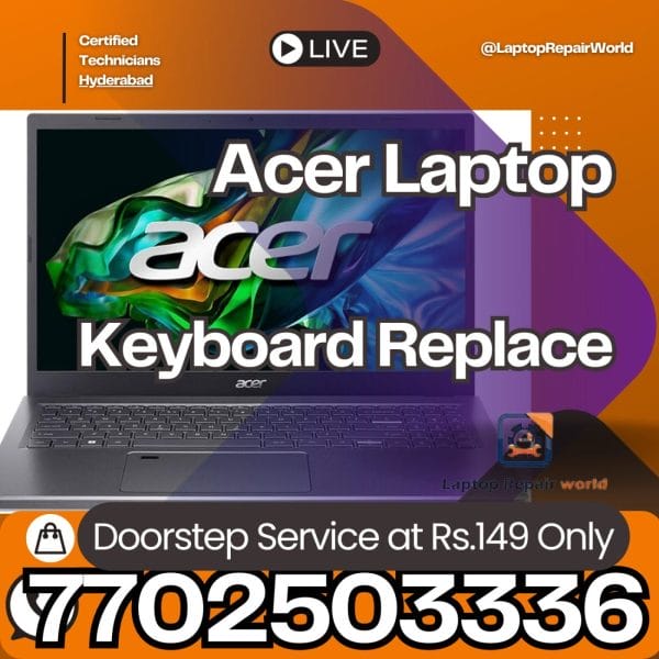 Acer Aspire Keyboard Replacement, Doorstep Service at Just ₹149 - Image 3