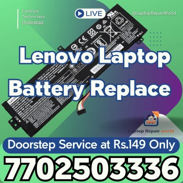 Lenovo L19M4PC0 Battery Replacement, Doorstep Service at Home