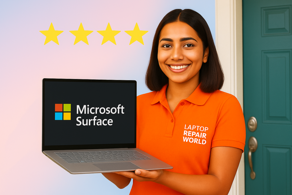 Microsoft Surface Doorstep Repair Service Hyderabad - Laptop Repair World Banner