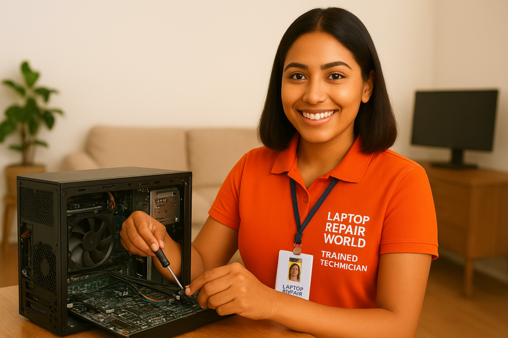 Professional Desktop Repair at Home in Hyderabad Secunderabad Laptop Repair World Banner