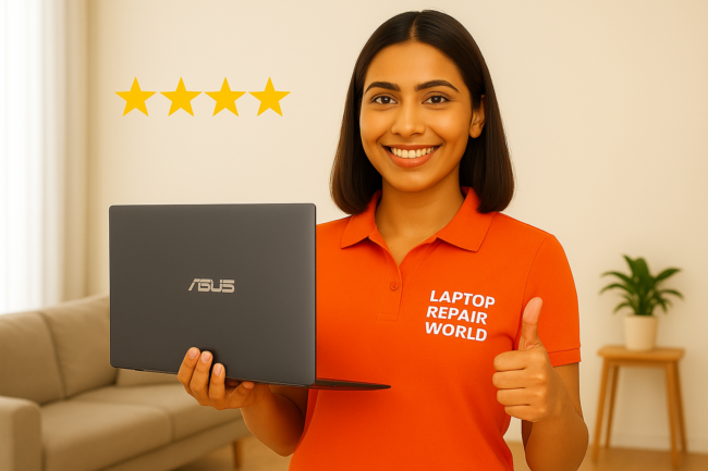 Asus Laptop New Screen Replacement Service near me cost in Hyderabad Home Service