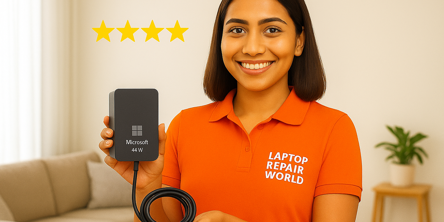 Microsoft Surface New Charger Replacement Doorstep Service near me cost in Hyderabad Home Service