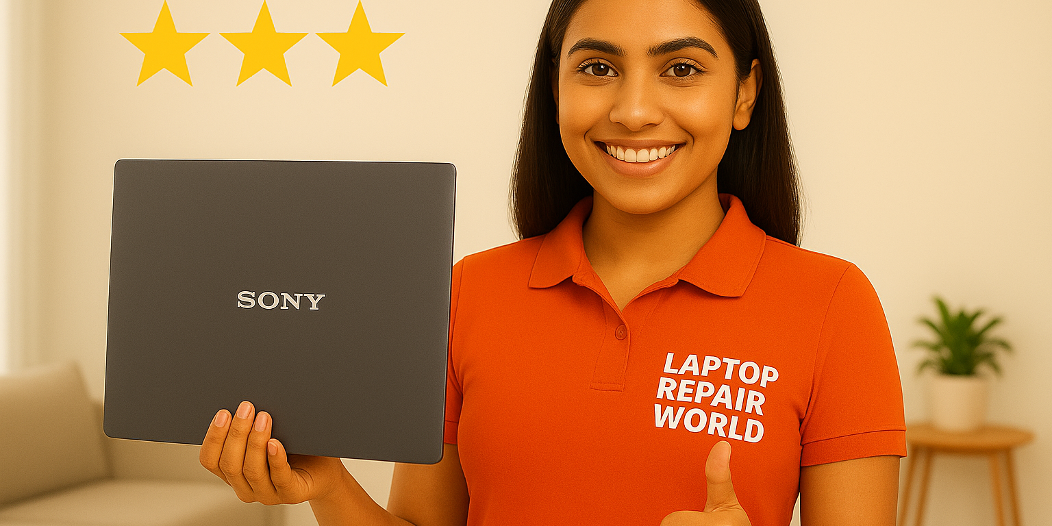 Sony Laptop New Screen Replacement Installation Doorstep Service near me cost in Hyderabad Home Service