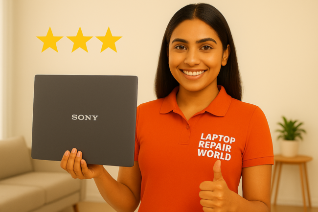 Sony Laptop New Screen Replacement Installation Doorstep Service near me cost in Hyderabad Home Service